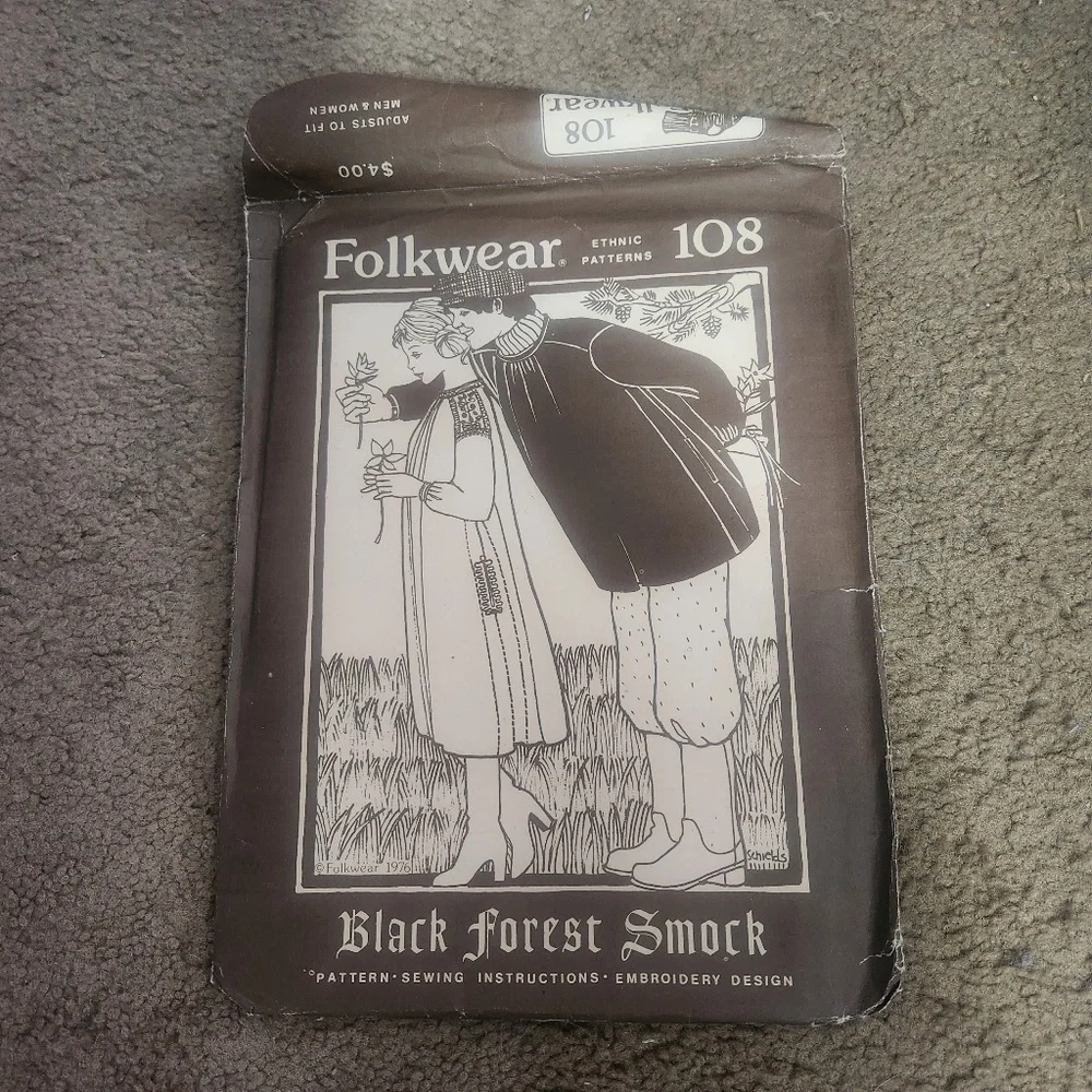 Set of 3 Folkwear patterns. - Picture 6 of 7